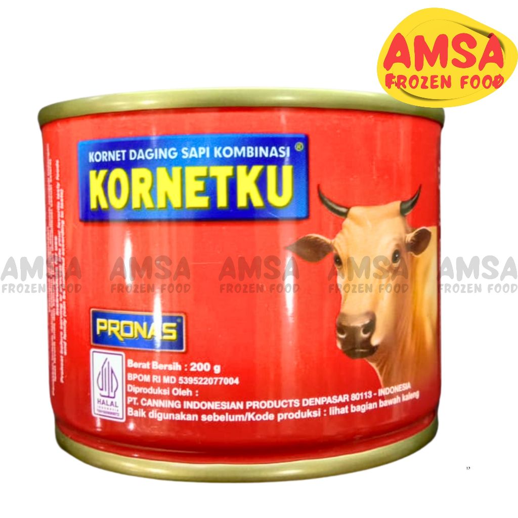 

Kornetku Pronas Corned Beef 200 gr / Kornetku Pronas Kornet Sapi Kaleng 200 gr