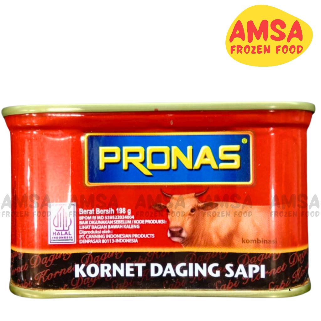 

Pronas Kornet Daging Sapi 198 gr | Pronas Kornet Sapi Kaleng 198 gr