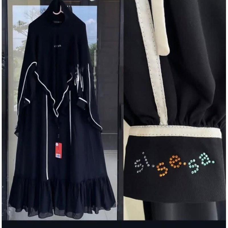 [SALE] SET GAMIS & KHIMAR LOOK SISESA KD 49
