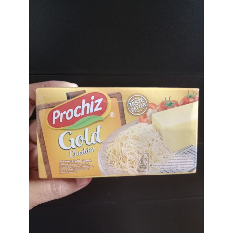 

Prochiz Gold Cheddar Kemasan 160 Gram