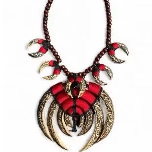 kalung ukir dayak replika