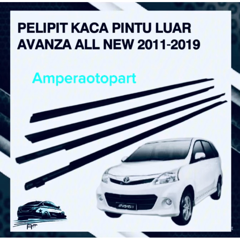 Pelipit kaca luar Avanza Xenia All new veloz 2011-2019 original