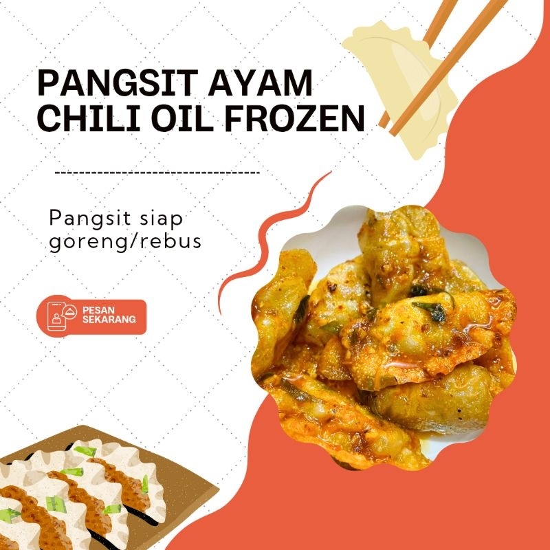 

Pangsit Ayam Chili Oil