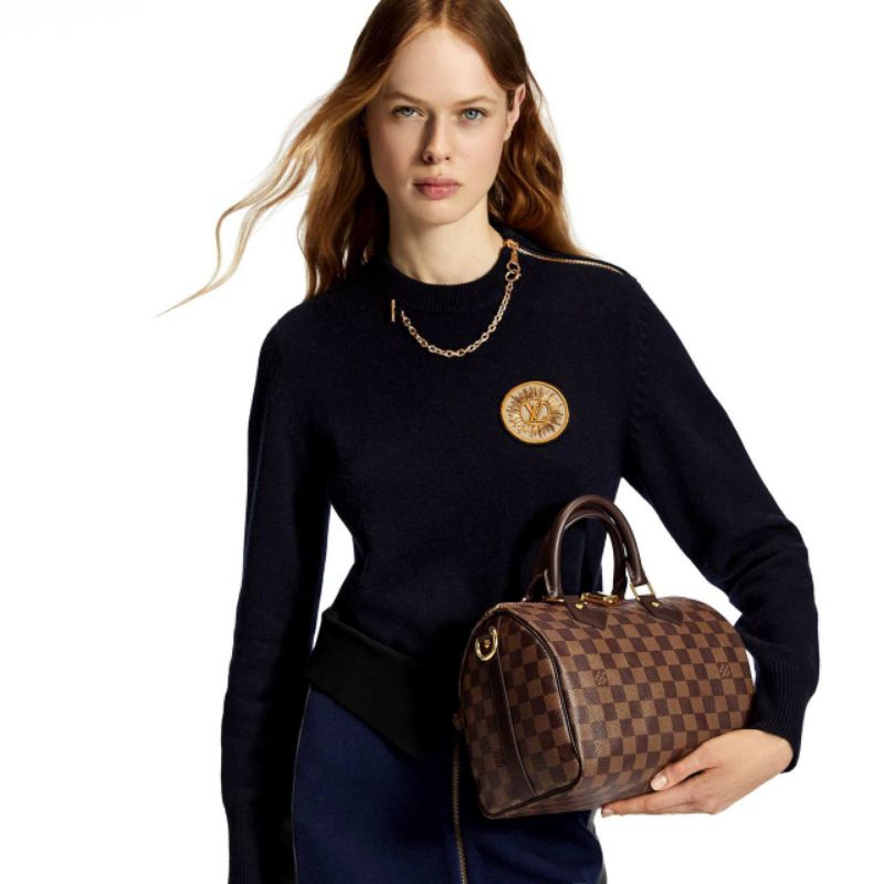 BNIB Louis Vuitton N40575 Sac Speedy Bandoulière 25 bandou damier ebene  . . sz 19 x 15 x 25 cm . . 