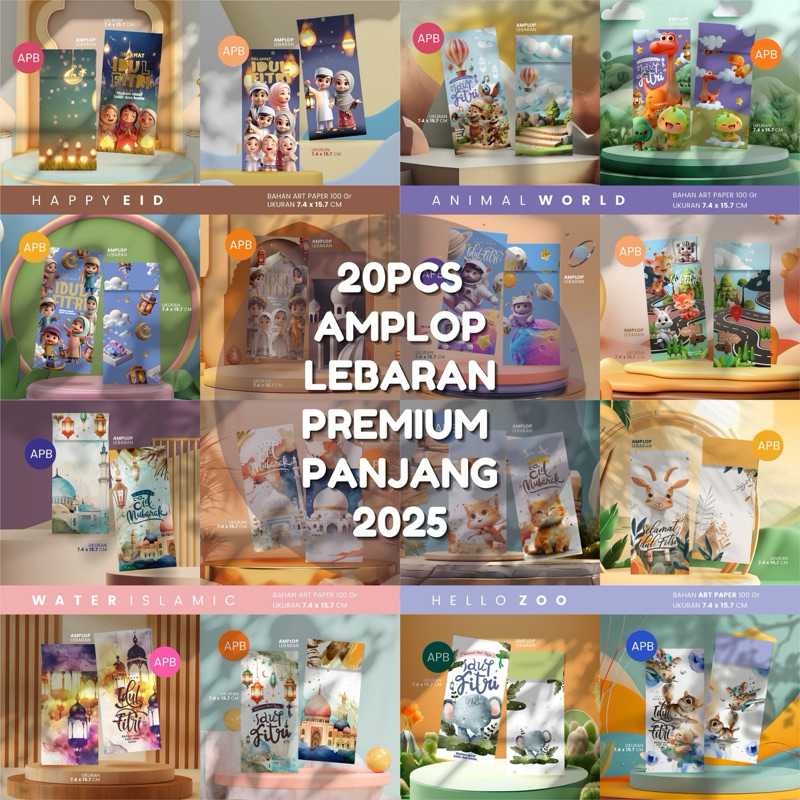 

Isi 20PCS Amplop Angpao Lebaran AESTHETIC IDUL FITRI PANJANG 2025i