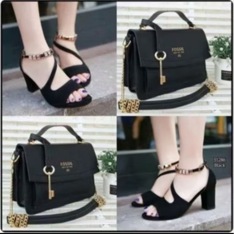 Set paket combo tas dan sandal