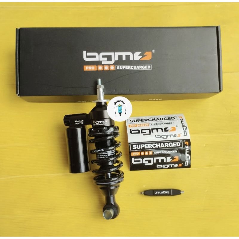 Shock depan BGM Tabung hitam utk vespa Smallframe PTS dkk