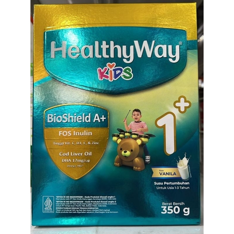 

Healtyway kids 1+ susu pertumbuhan 350g