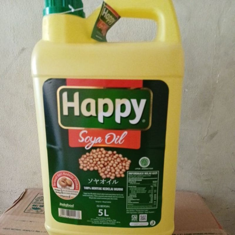 

happy soya kemasan 4 x 5 liter