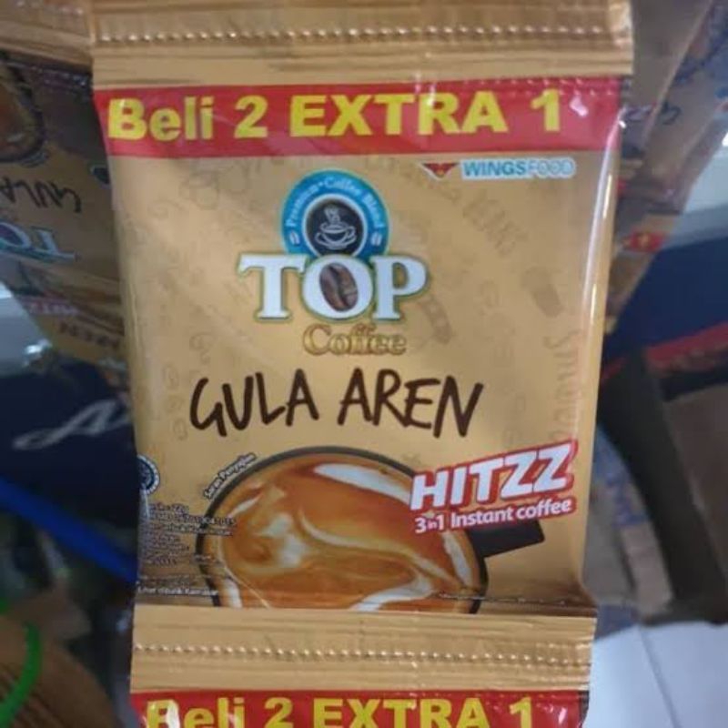 

Top Coffe Gula Aren 1Renceng/15sachet