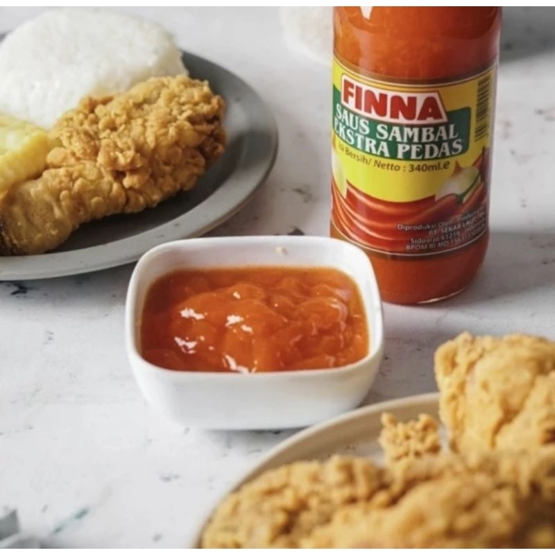 

FINNA Sauce Sambal Extra Pedas Botol 340ml