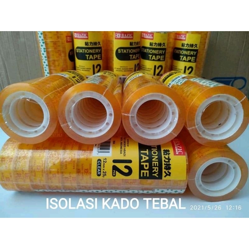 

ISOLASI TEBAL NACHI BENING (12pcs)12MM×25 YARD