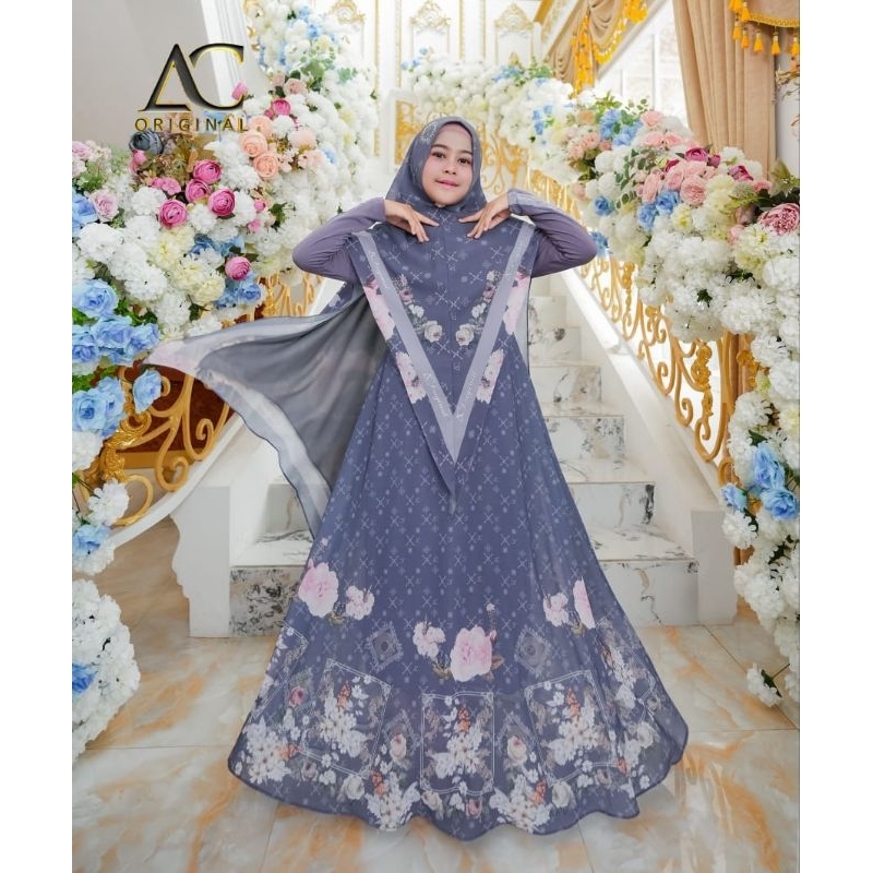 Gamis Anak Perempuan By AC Original // Bisa Cod Alisha Muslim Fashion