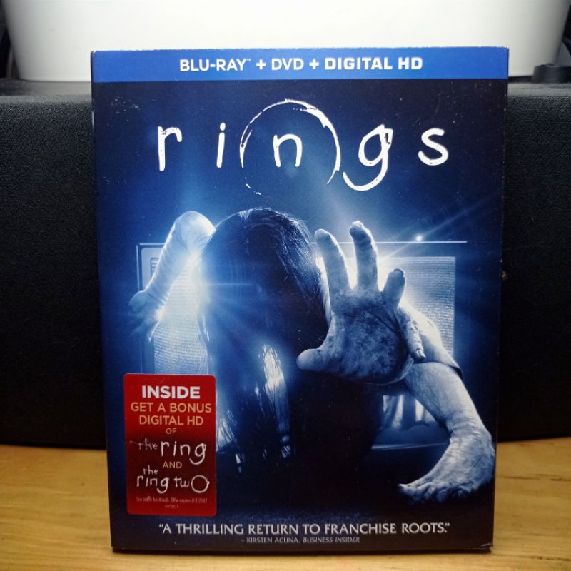 bluray dan dvd original film rings