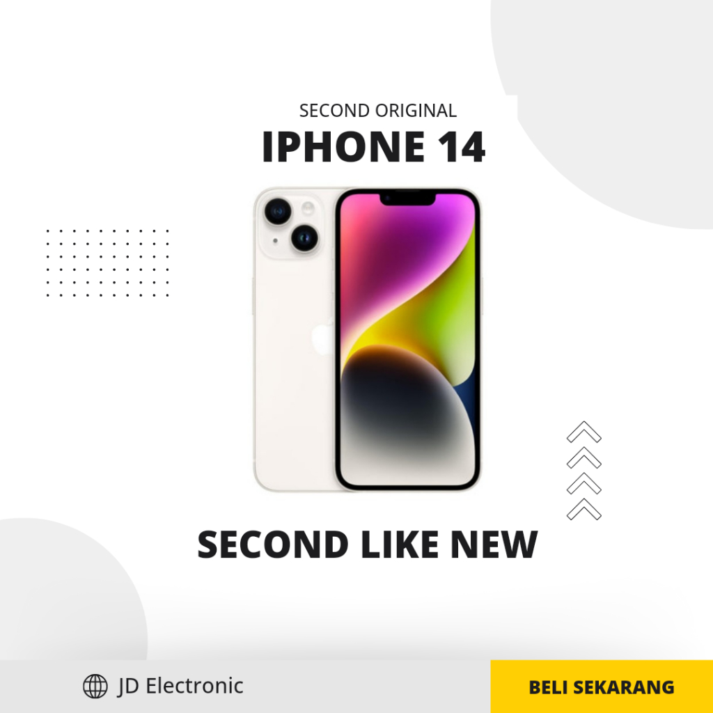 APPLE iPhone 14 Second & iPhone 14Plus Second Original Mulus