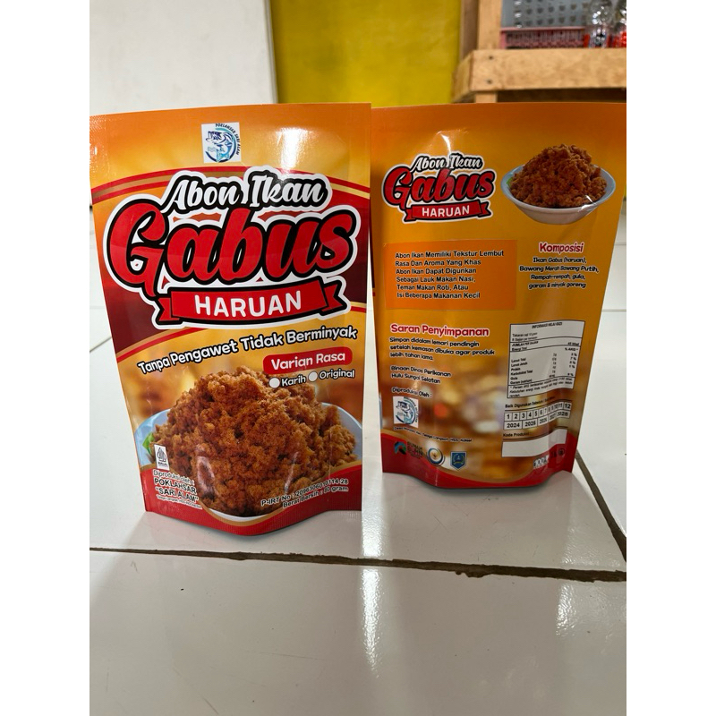 

Abon Ikan Gabus Sari Alam isi 80gram