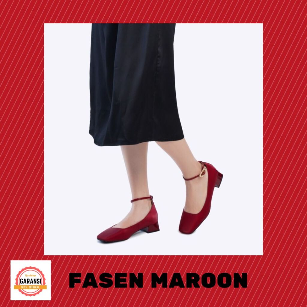 Sepatu heels kerja wanita perempuan EVERBEST SALE FASEN 100% ORI STORE