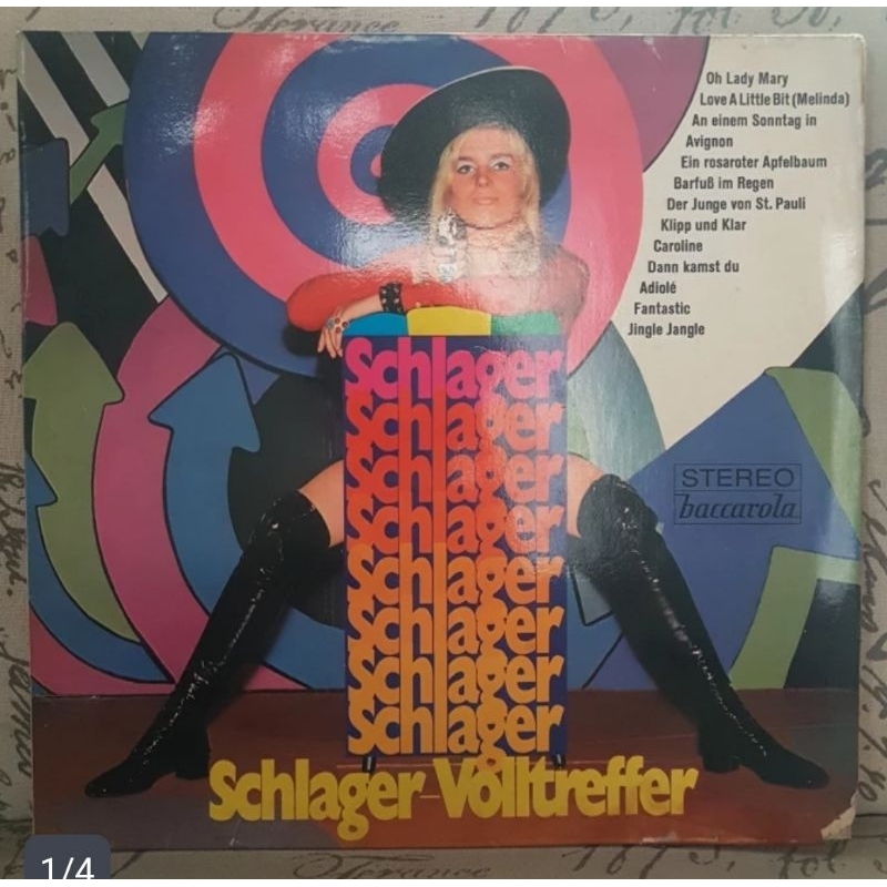 Vinyl Piringan Hitam 12 inch Schlager - Volltreffer