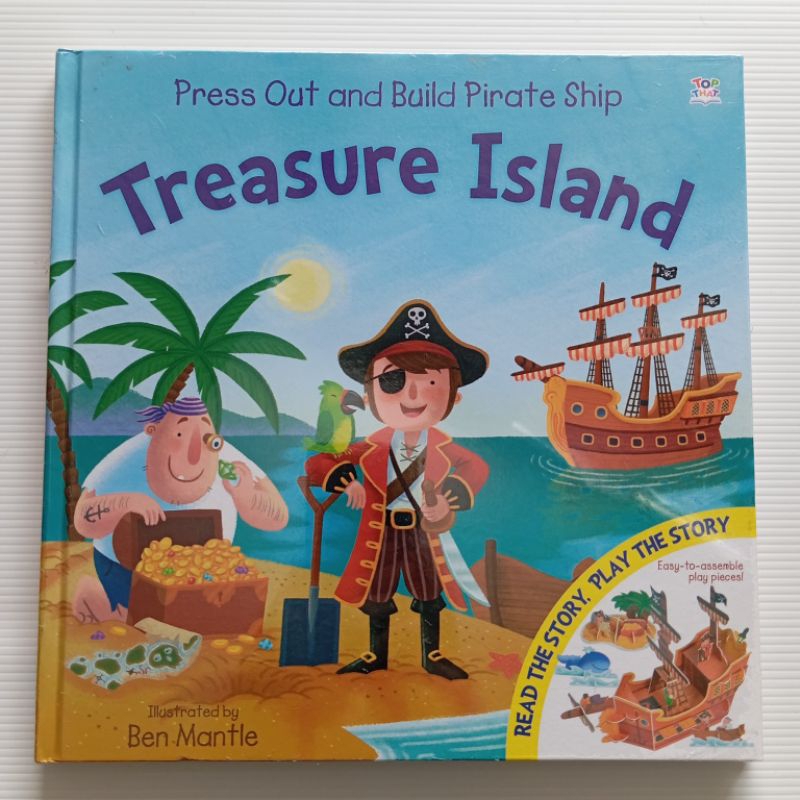 

Treasure Island press out and build pirate ship