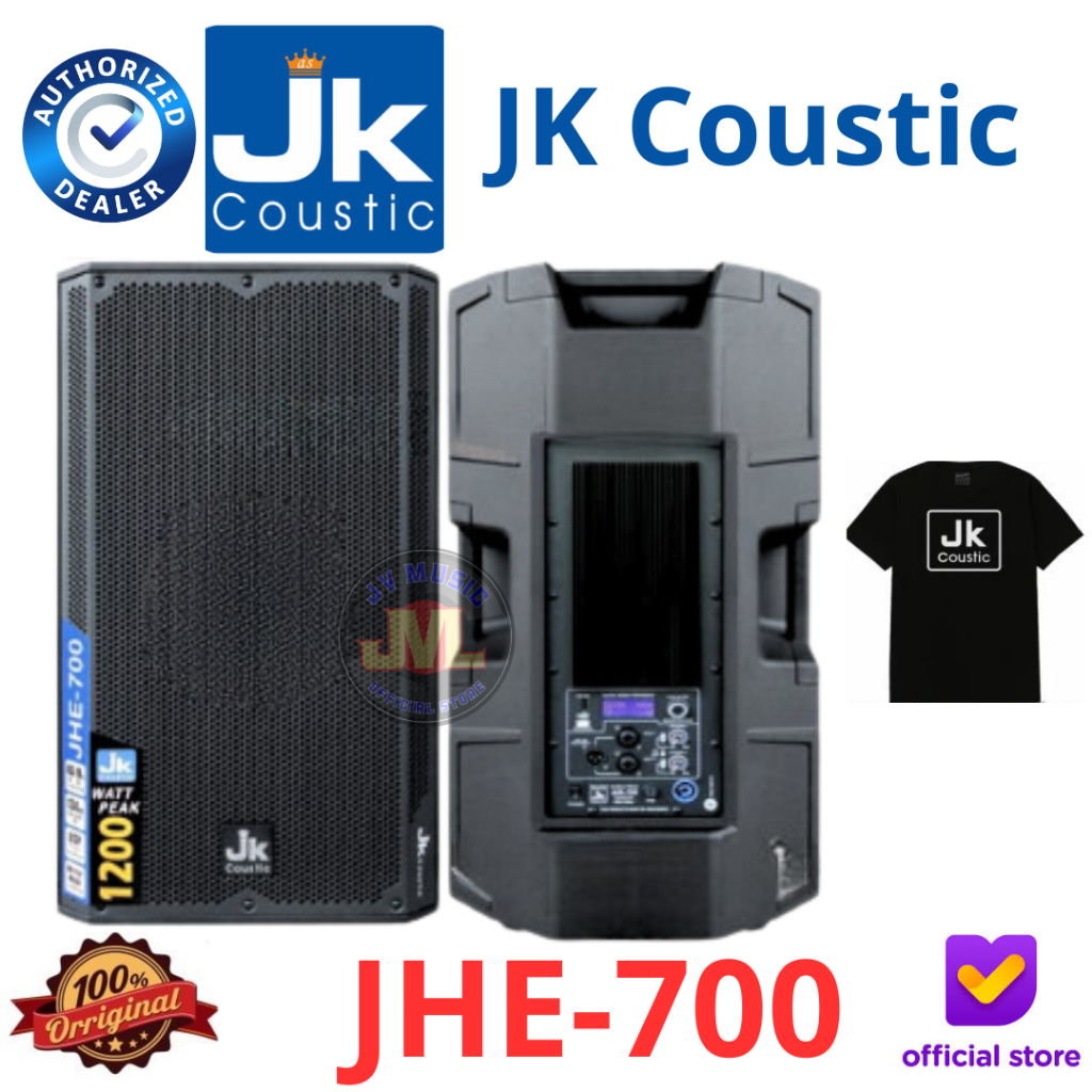 JK Coustic JHE700 15-Inch Speaker Aktif JK Coustic JHE-700 Active Speaker