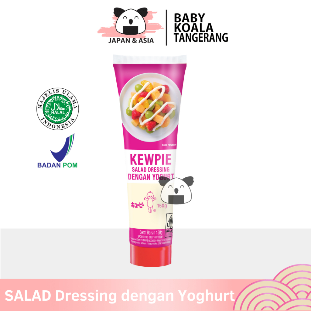 

KEWPIE Salad Dressing Dengan Yogurt 150 g Halal I Dressing Yogurt -BKT