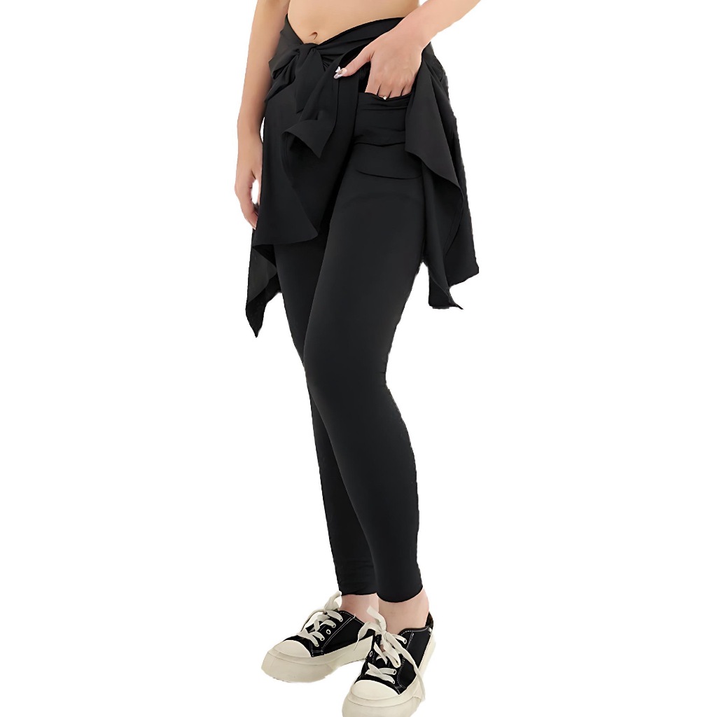 Legging Yoga,Legging Rok Olahraga Wanita,Celana Rok,Legging Panjang Rok