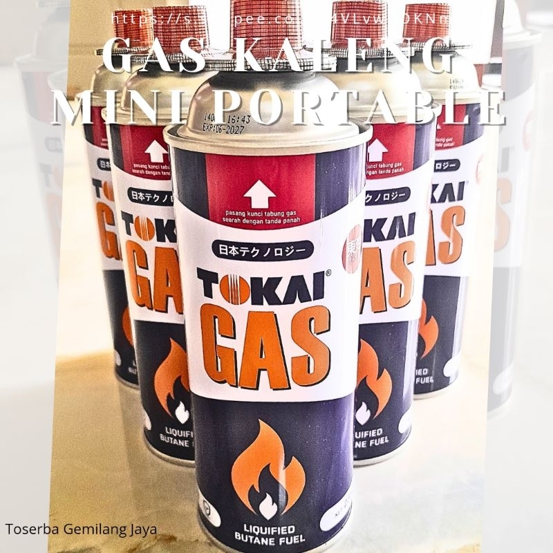 Toserba Gemilang Jaya _ Gas Kaleng Mini Portable GasTabung Kamping Gas Kecil | Gas Tokai Kaleng