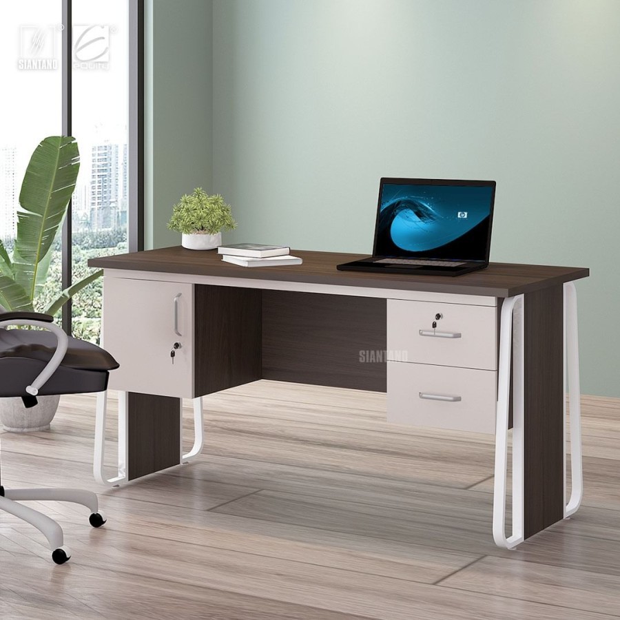 Meja Kantor Meja Tulis 1 Biro Meja 150 cm 0T 157 SIANTANO