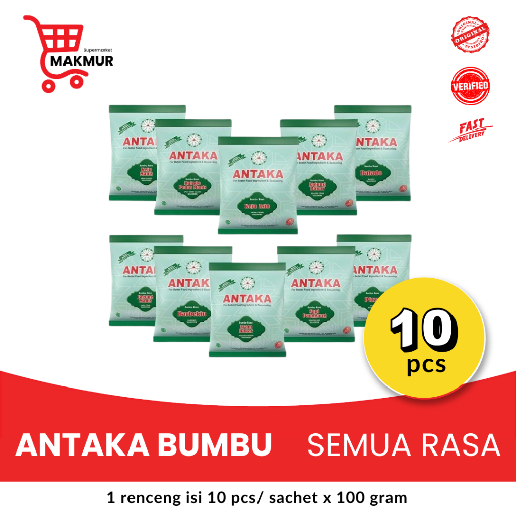 

ANTAKA Bumbu Tabur all variant 1 Renceng isi 10 pcs