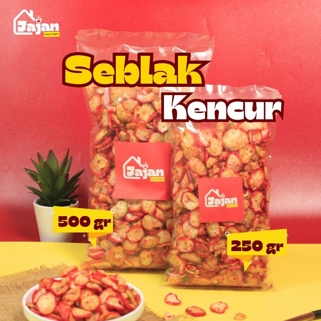 

Jajan Factory - Seblak Kencur 250gr / 500gr Snack Kiloan Krispy Camilan Kriuk Cemilan Gurih Renyah