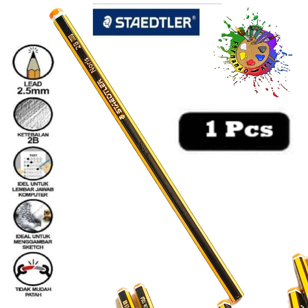 

Pensil Staedtler Noris 2B ORIGINAL