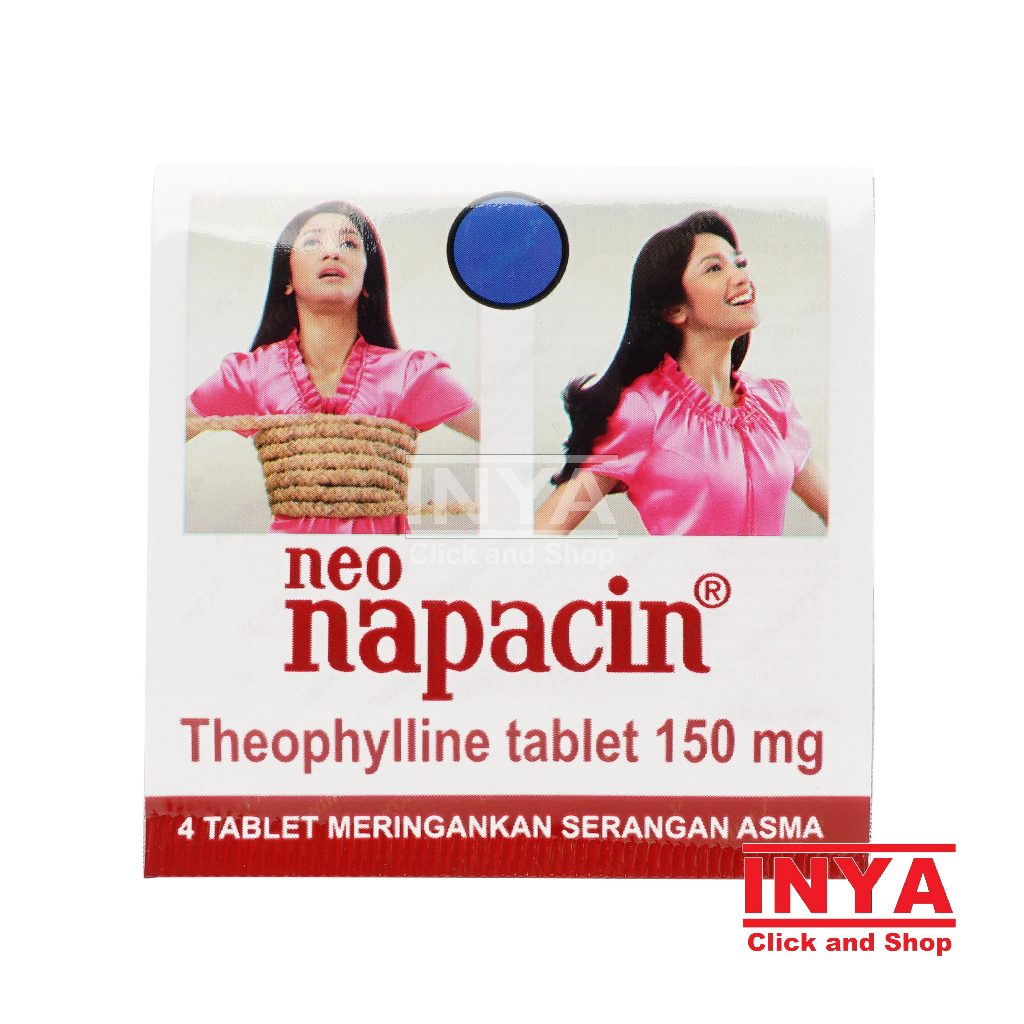 Neo Napacin Tablet 150mg isi 4 Tablet - Obat Asma