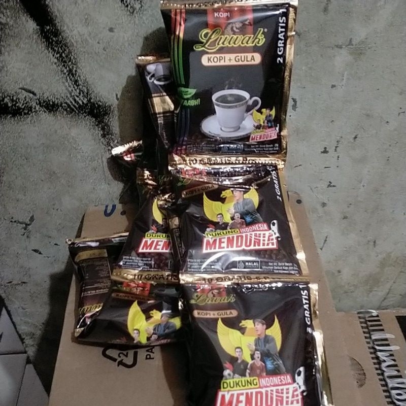 

Kopi Luwak Black Coffee 10x23gr free 5pcs