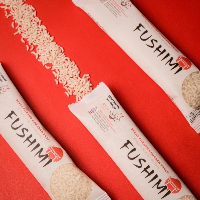 

Fushimi Beras Porang Instan rendah kalori /Instant Konjac Rice kemasan sachet 40 gr