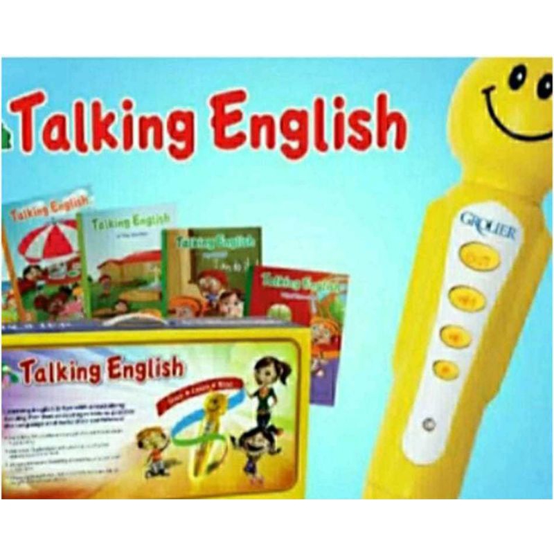 GROLIER TALKING ENGLISH free E_Pen ( E_PEN garansi satu tahun )