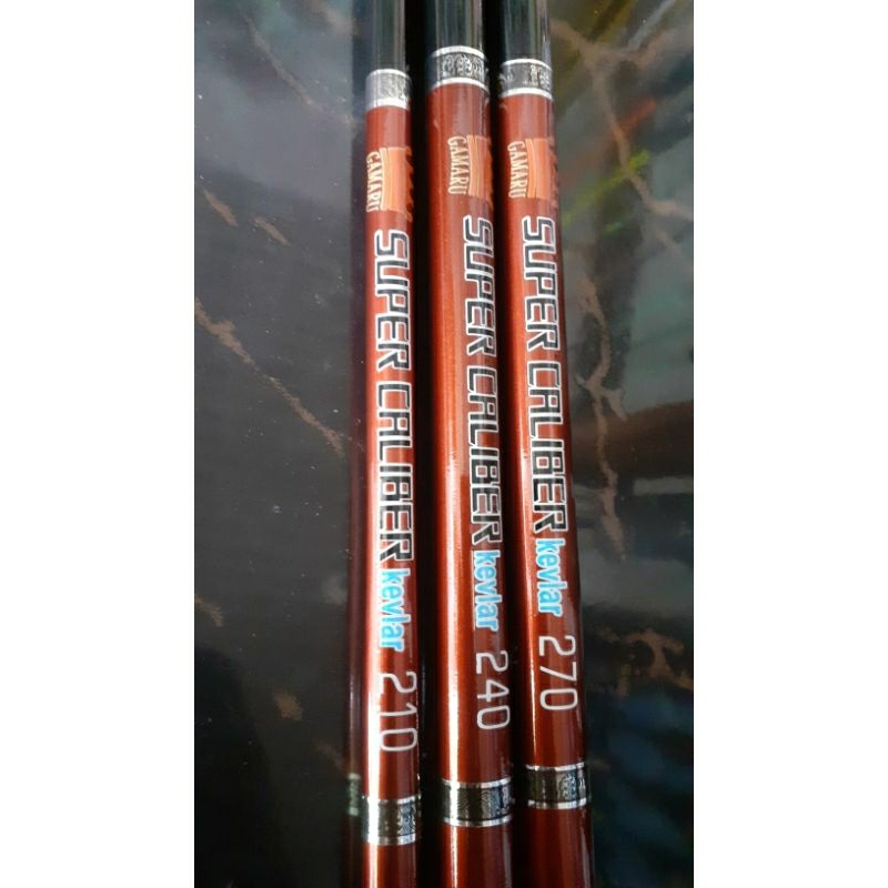 Joran Tegek GAMARU CALIBER KEVLAR 210 240 270 carbon,action hard/kaku