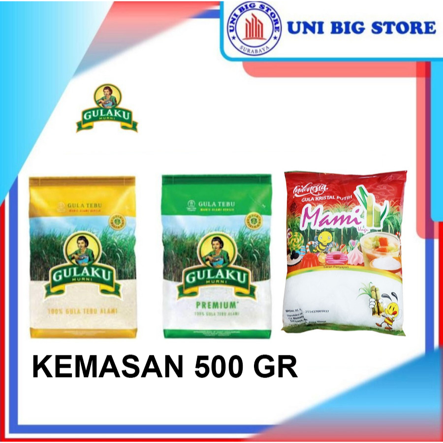 

GULAKU Gula Tebu dan Premium - Hijau dan Kuning 500 gr