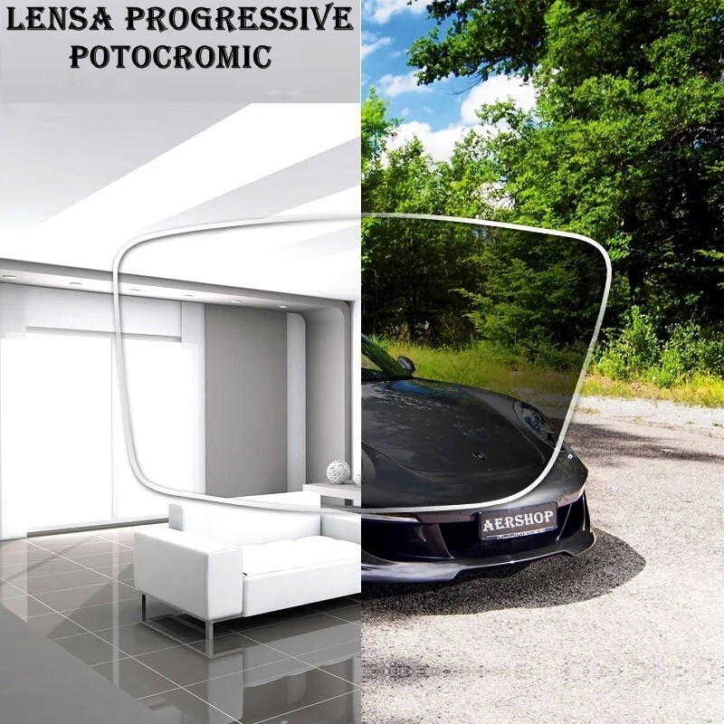 lensa progressive lensa kacamata baca PROGRESSIVE PHOTOCROMIC GRAY