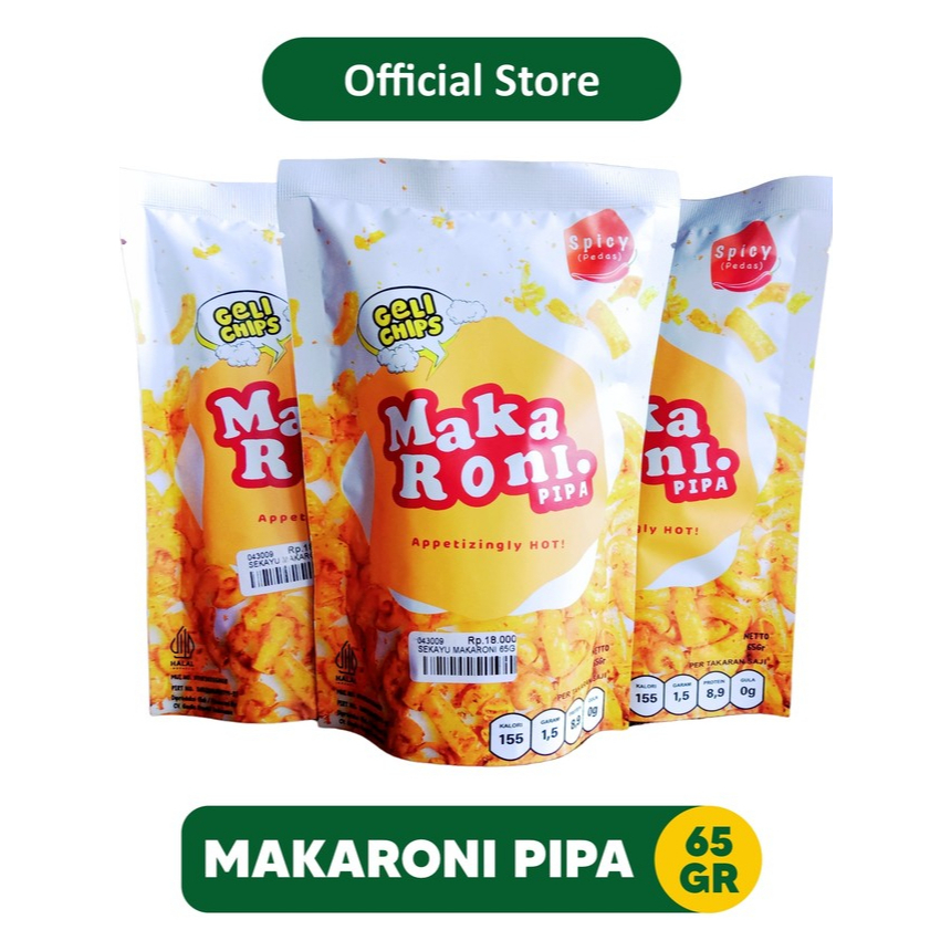 

Makaroni Spicy Renyah Pedas 65ge | Oleh Oleh Khas Batu Malang - 043009