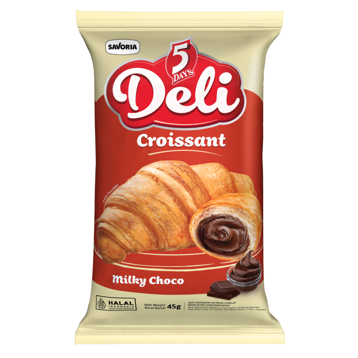 

5 Days DELI Croissant Milky Choco / Happy Berry 45 Gram