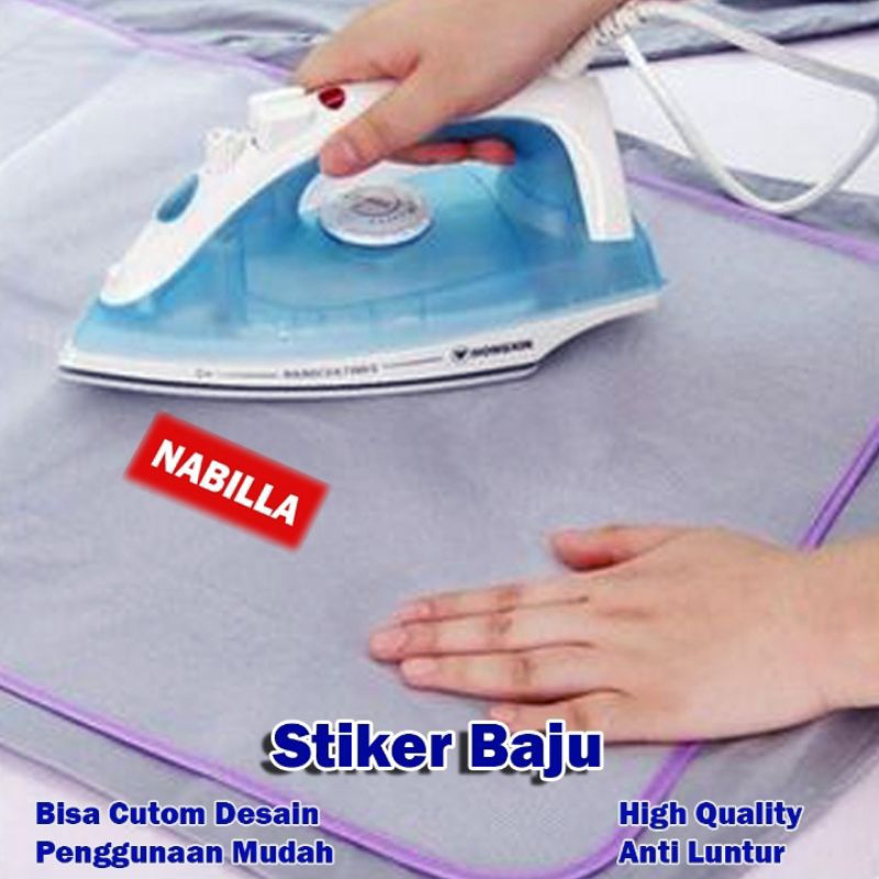 

STIKER BAJU | STIKER BAJU SETRIKA CUSTOM