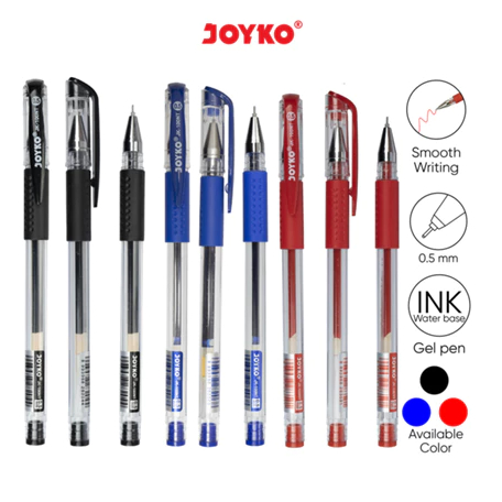 

Pena Gel Pen Joyko JK-100 0.5 mm MERAH (PCS )