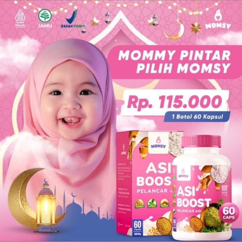 Makassar ! MOMSY Asi Booster Pelancar Asi 60 Kapsul