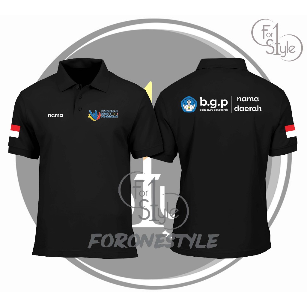 POLOSHIRT BGP KEMENDIKBUD - POLO MERDEKA BELAJAR - POLO MERDEKA MENGAJAR FREE NAME