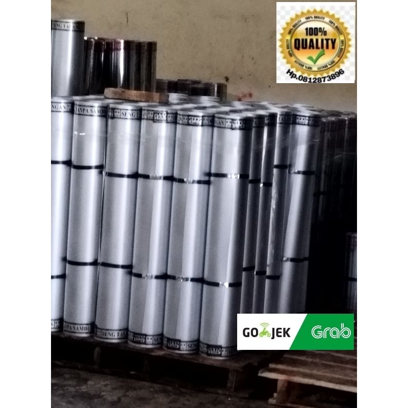 seng Galvalum Anti Karat merk gajah abadi ukuran 120 cm harga per roll