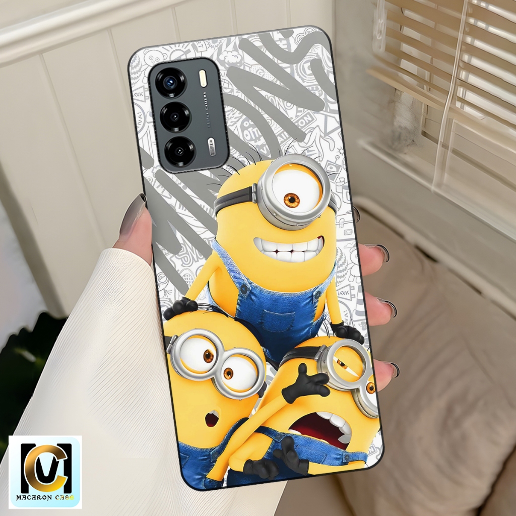 Casing Hp ZTE Blade V40s & ZTE Blade V40 Vita Terbaru 2025 Motif Minion | Case ZTE Blade V40s & ZTE 