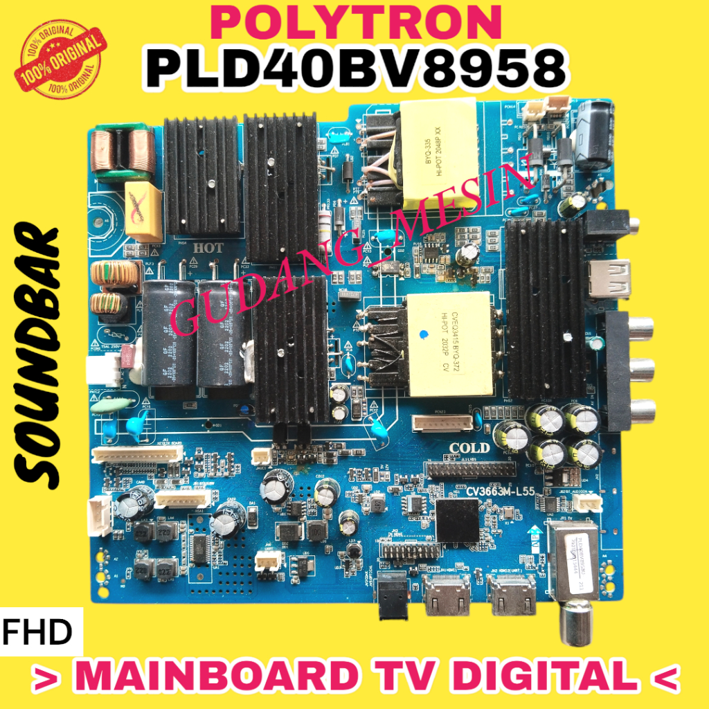 MAINBOARD TV DIGITAL POLYTRON PLD40BV8958/MAINBOARD TV DIGITAL POLYTRON PLD40BV8958/MAINBOARD TV DIG