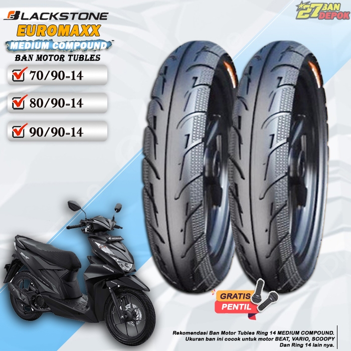 Ban Motor Blackstone Ring 14 Tubeless Ban Motor Tubles Mio Beat Vario Scoopy Ring 14