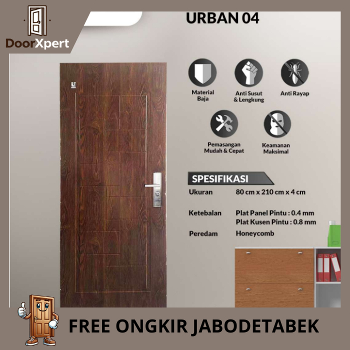 Pintu Kamar | Pintu Rumah Baja FORTRESS URBAN 04