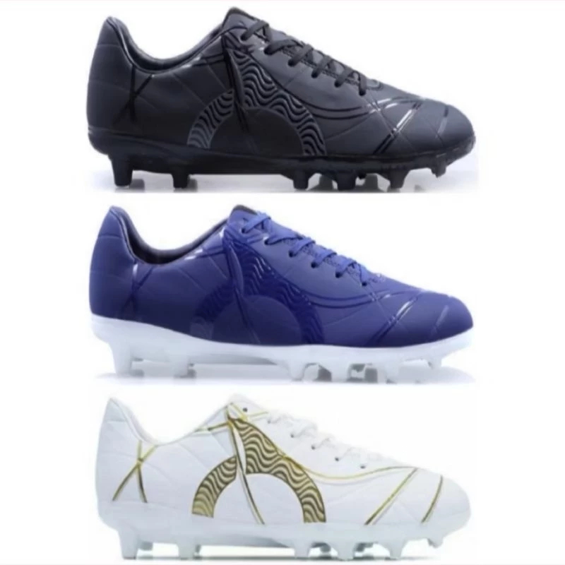 Sepatu Bola Ortuseight ZENITH FG - Black Blue Green Peach Original